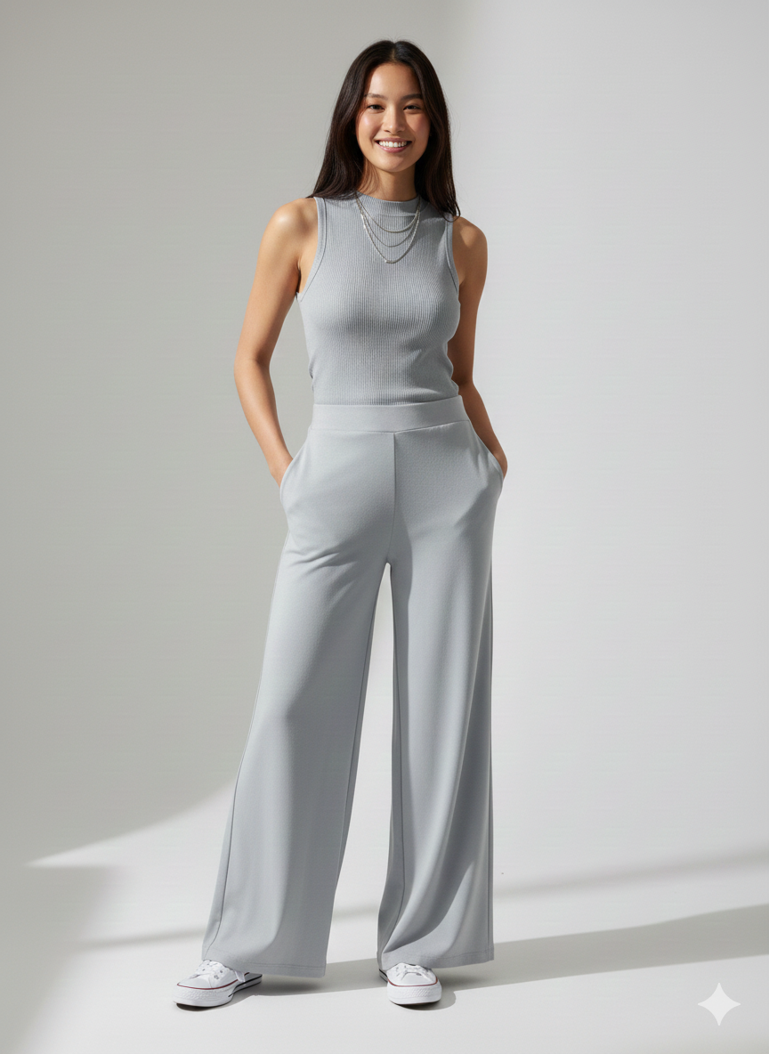 Silver Grey ITY Fabric – Sold by the Metre - Vératex Fabrics