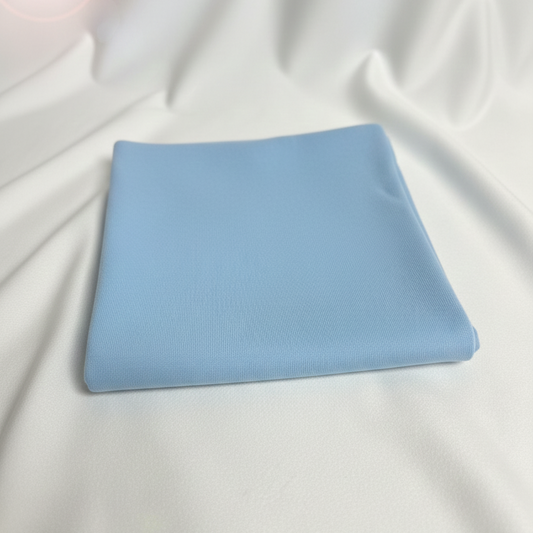 Sky Blue Cotton Jersey Fabric – Sold by the Metre - Vératex Fabrics