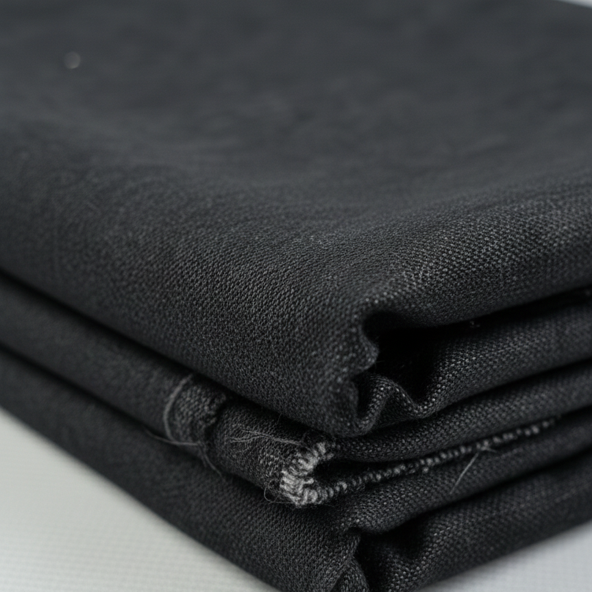 Black Stretch Denim Fabric – Sold by the Metre - Vératex Fabrics