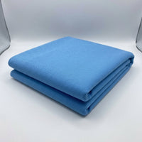 Sky Blue Cotton Interlock Jersey Fabric – 100% Cotton Double Knit - Vératex Fabrics