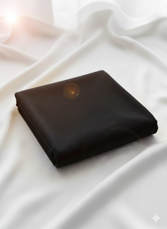 Black Cotton Jersey – Sold by the Metre - Vératex Fabrics