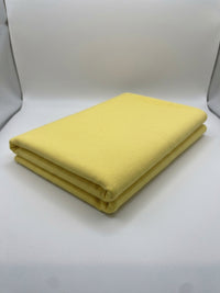 Yellow Cotton Interlock Jersey Fabric – 100% Cotton Double Knit - Vératex Fabrics