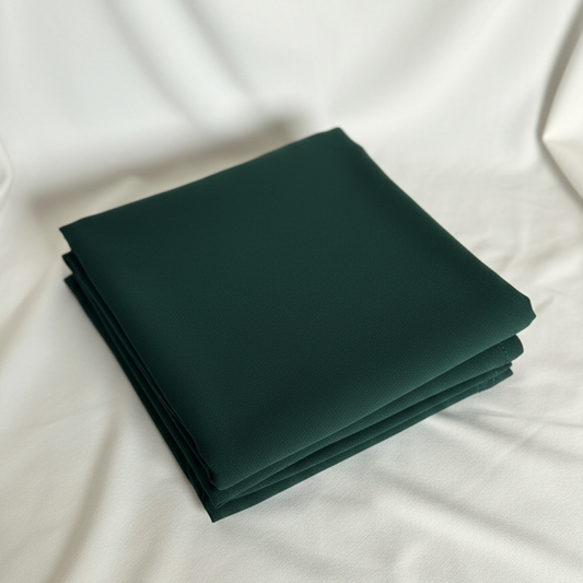 Forest Green Scuba Crepe Fabric – Stretch Double Knit – Sold by the Metre - Vératex Fabrics