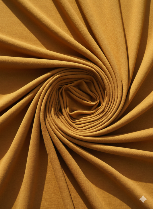 Mustard ITY Fabric – Sold by the Metre - Vératex Fabrics