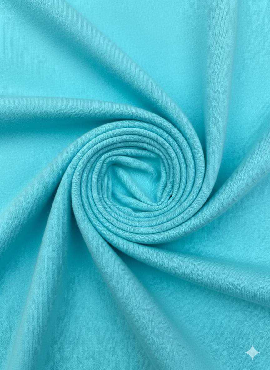 Turquoise 100% Cotton Single Jersey Fabric – Sold by the Metre - Vératex Fabrics
