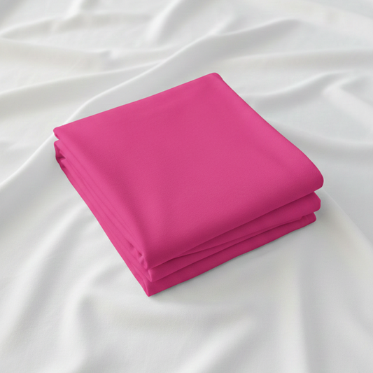 Fuchsia Pink 100% Cotton Single Jersey Fabric – Sold by the Metre - Vératex Fabrics