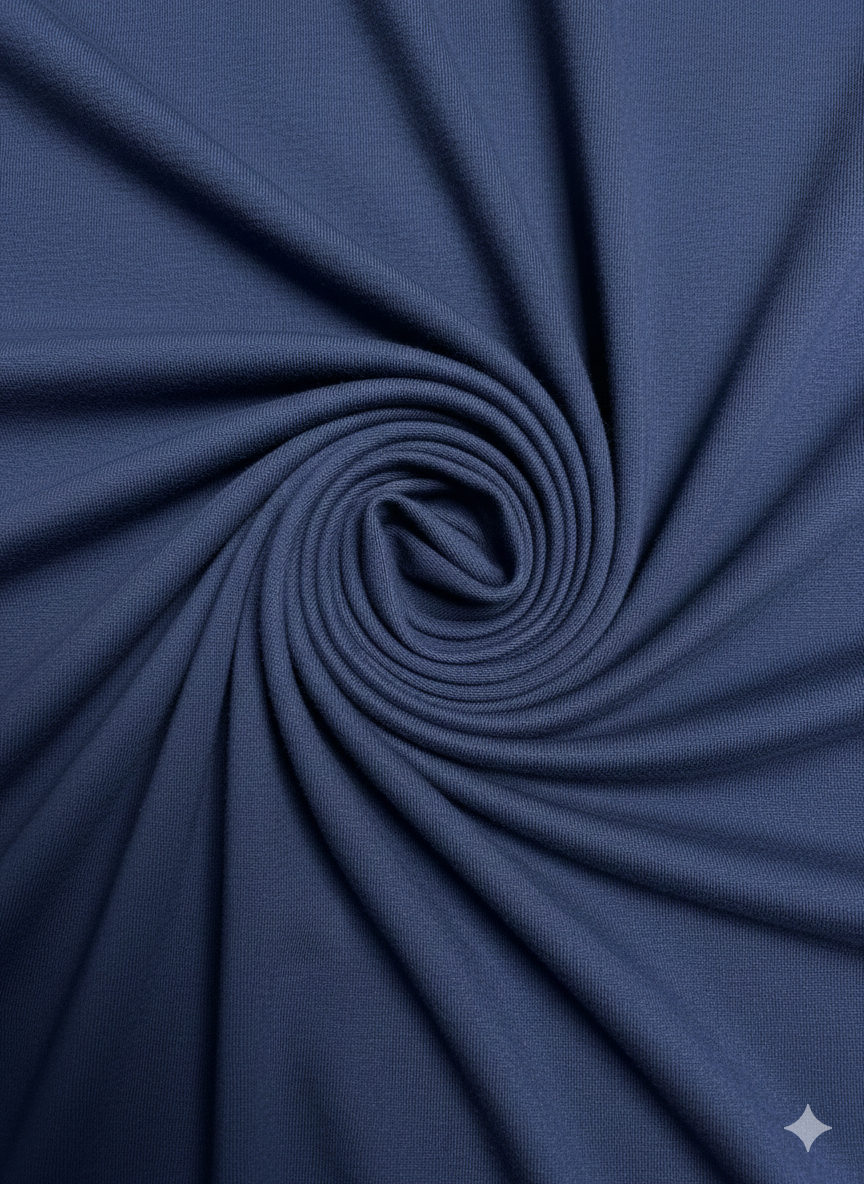 Navy Cotton Jersey – Sold by the Metre - Vératex Fabrics