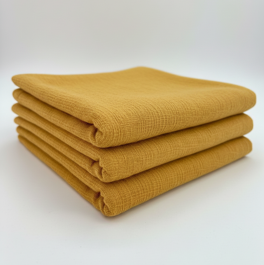 Mustard Tree Bark Textured Jacquard – Sold by the Metre