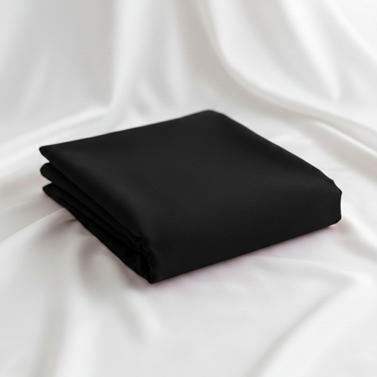 Black Bengaline Fabric – Sold by the Metre - Vératex Fabrics