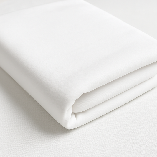 White 100% Cotton Single Jersey Fabric – Sold by the Metre - Vératex Fabrics