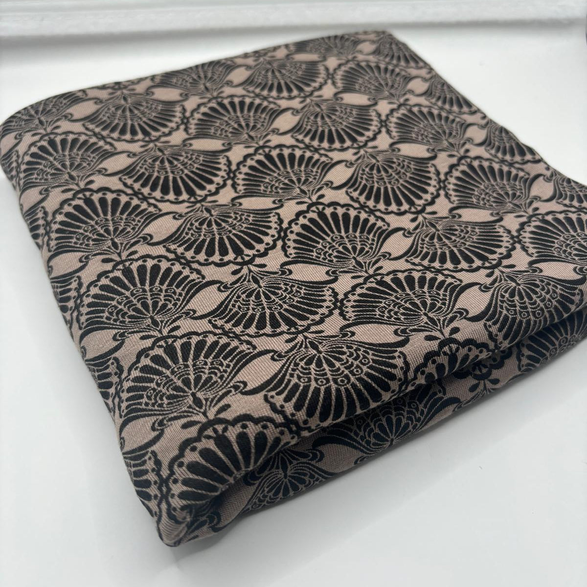 Art Deco Shell Viscose Jersey – Sold by the Metre - Vératex Fabrics