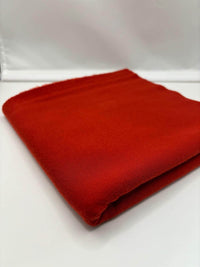 Red ponte roma fabric folded